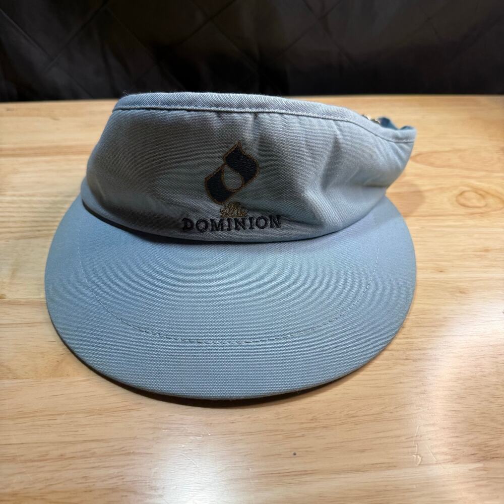 Texace Vintage Dominion Country Club Blue Visor Made in the USA